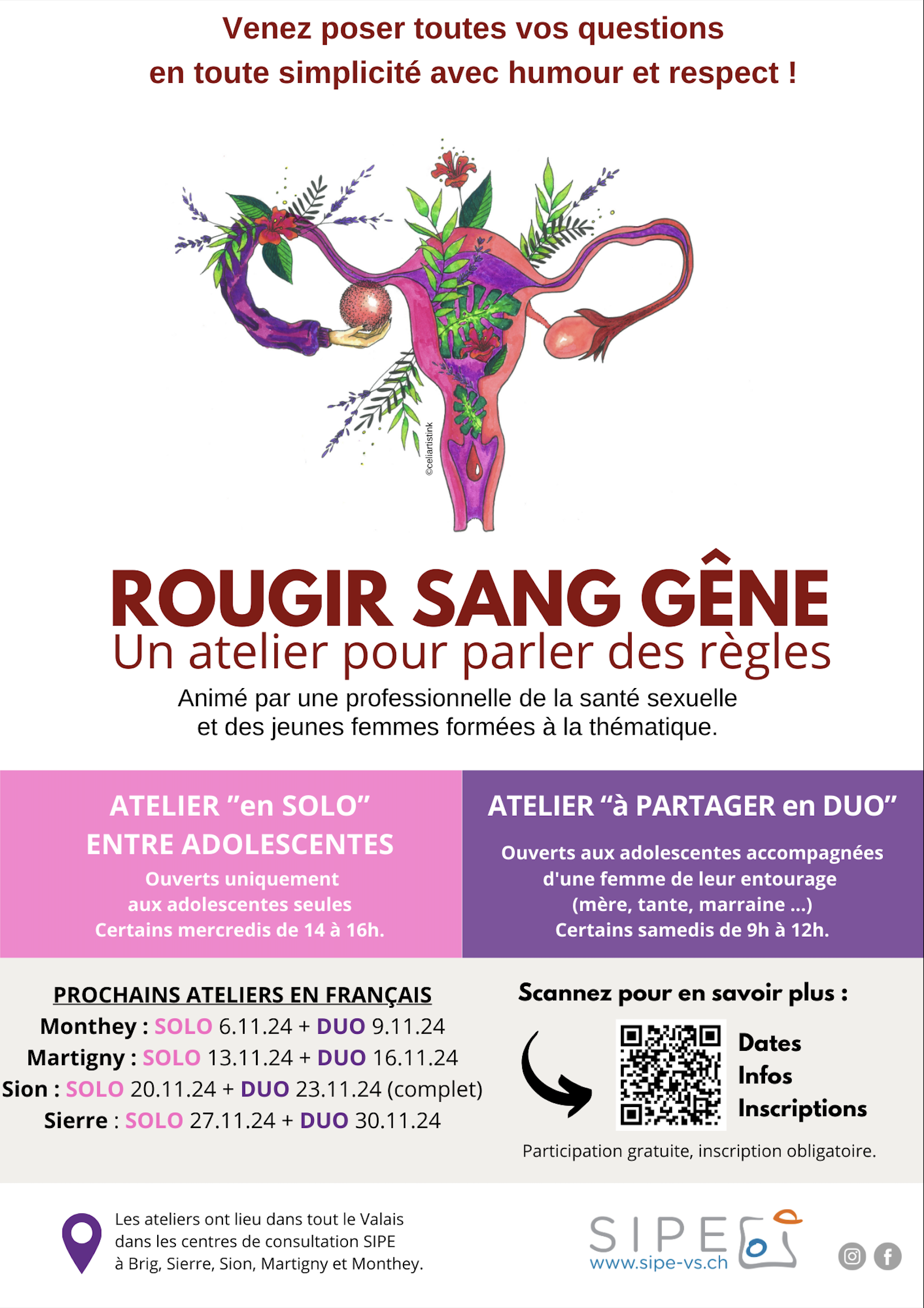 Rougir sans gêne